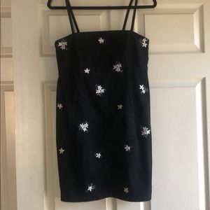 Topshop floral embroidered dress